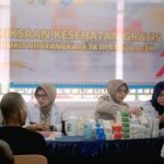 Pengobatan gratis peringatan HUT ke 79 Bhayangkara