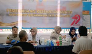 Pengobatan gratis peringatan HUT ke 79 Bhayangkara