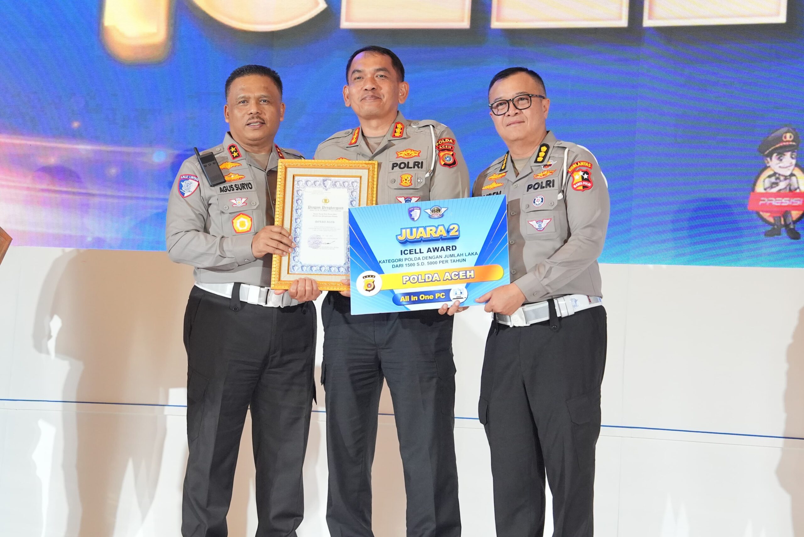 Ditlantas Polda Aceh terima penghargaan ICell