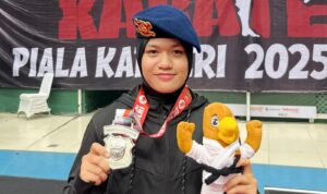 Polwan Polda Aceh Juara Karate Piala Kapolri 2025