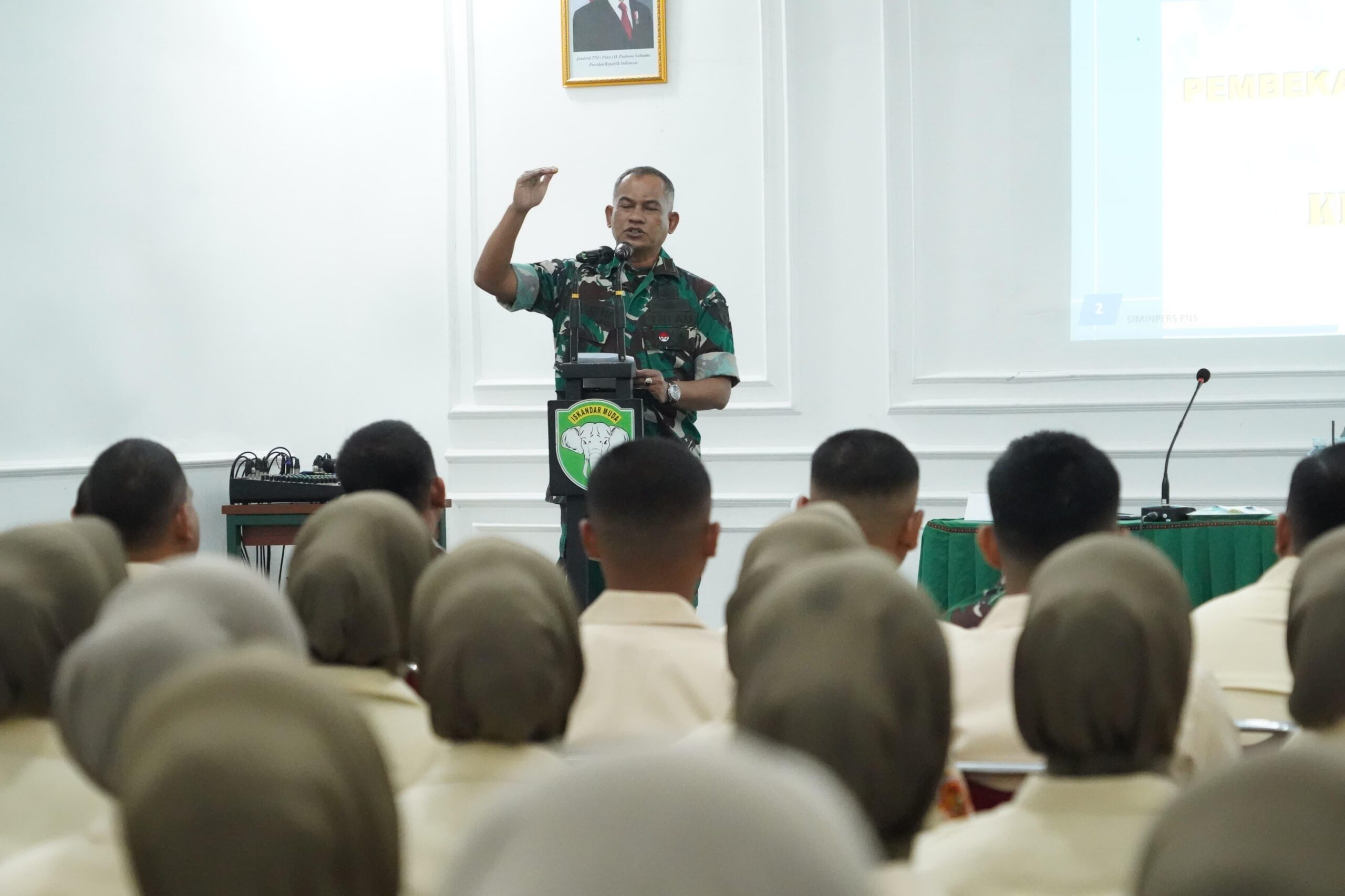 ASN TNI AD Kodam IM ikut Pembekalan