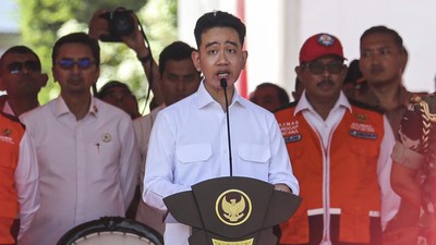 Wakil Presiden Gibran Rakabuming Raka. (ANTARA FOTO/Makna Zaezar)